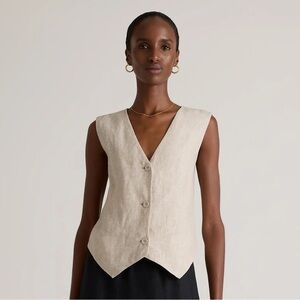 Quince 100% European Linen Vest